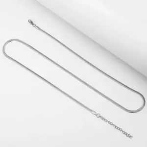 2mm Steel Color Blade Chain / 40 5cm Extension Chain