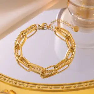 Qye219 Double-Layer Bracelet / Gold