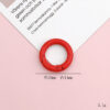 oly-ef036f5d7a4b339bc436e032713992b5 Wholesale Yi Lian New 20mm Spring Ring diy Jewelry Accessories Candy Color Baking Paint Open Ring Color Key Spring Buckle