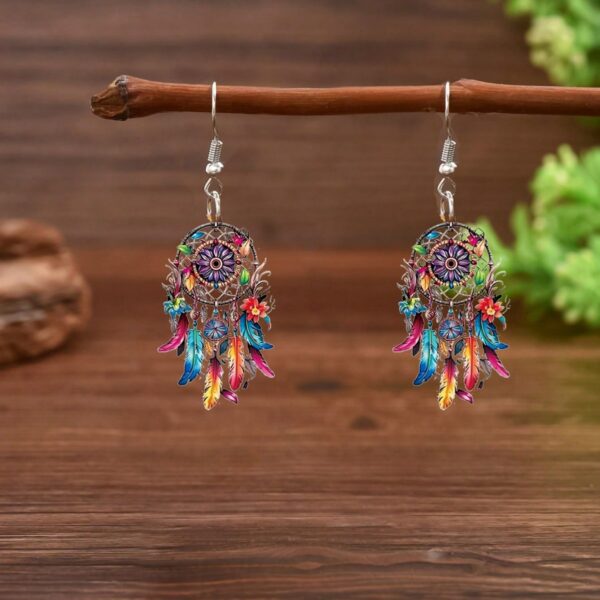 Wholesale Dreamcatcher Acrylic Earrings