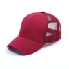 Wholesale Grid custom advertising baseball cap travel printing logo work sun hat custom cap