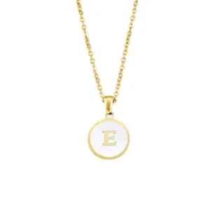 Letter E / 18K Furnace Real Gold