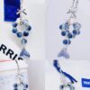 Wholesale [Blue Fish Tail] Mermaid Fall Phone Chain Pendant Beaded Bow Deep Sea Pendant Key Chain