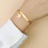Wholesale PVD Coated Real Gold Plated Star Heart Shape Crown 304 Stainless Steel Simple Style Waterproof Non Tarnish 304 Stainless Steel Bracelets