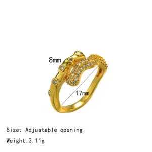 J97 Golden Twisted Snake