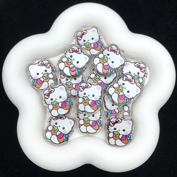 Wholesale Cartoon cute double-sided acrylic bead