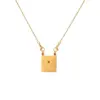 Wholesale Valentine's Day Gift Heart-shaped Souvenir Necklace Pendant Earrings High-end 304 Stainless Steel Jewelry Set 18K Real Gold Plated Vacuum Electroplating Natural Stone Zircon