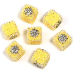 Flowers - Yellow / 17mm