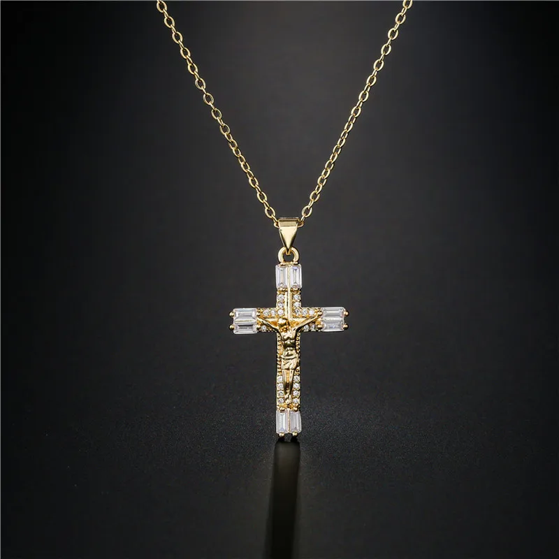 Wholesale Fashion Cross Copper Necklace In Bulk