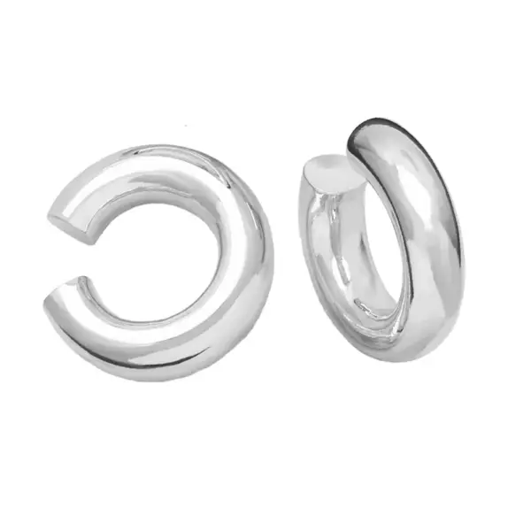 1 Pair Simple Style Round Plating Inlay Copper Zircon 18k Gold Plated Ear Cus