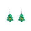 Wholesale Acrylic earrings, Christmas tree, reindeer, snowflake, simple earrings