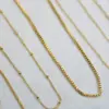 Wholesale PVD Coated 18K Gold Real Gold Plated Round 304 Stainless Steel Fashion Waterproof Non Tarnish 304 Stainless Steel Necklace