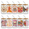 oly-ef73aed7cd37d50a5e0a1869584df849 Wholesale Cute Smiling Flower Series 16oz Cup UV DTF Wraps