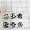 Wholesale Cartoon animal footprints bead