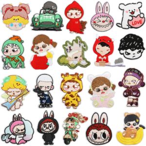 oly-ef99ea84a250a12ba58c1bddd3338111 Wholesale Cute doll embroidered fabric patch OLY Exclusive