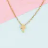 304 Stainless Steel Cross PVD Coated 18K Real Gold Plated Basic Classic Style Waterproof Non Tarnish Plating Rose Gold Gold Silver Pendant Necklace