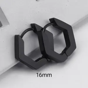 Hexagonal Black 16mm One