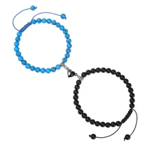Blue Pine Stone Grinding Sand Bracelet