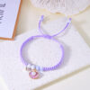 Wholesale Fashionable All-match opping Oil Starfish Ceramic Bead Bell Woven Bracelet Beaded Pendant Adjustable Cole Girlfriend Bracelet