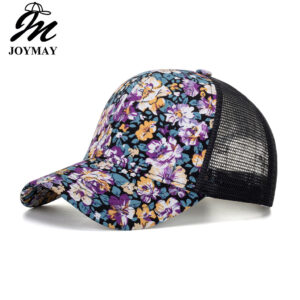 Wholesale Korean Style Flower Net Cap Baseball Cap Spring and Summer Outdoor Sun Hat Casual Trendy Cap Flower Cap B1088
