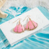 oly-efc63785c0e904410ac446a4e4414319 Wholesale European and American Cross-Border Summer Beach Style Natural Shell Earrings Bohemian Gold-Plated Shell Pendant Earrings