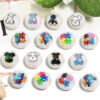 oly-efc6b03e06024b2c95bd9bef27b252c3 Wholesale Cute bear round acrylic beads