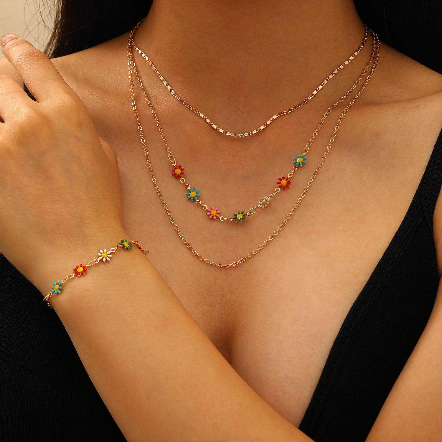 Wholesale Fresh Flower Necklace