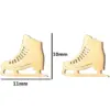 Wholesale PVD Coated Real Gold Plated Letter Skates Ball Stainless Steel Fashion Waterproof Non Tarnish Ear Studs