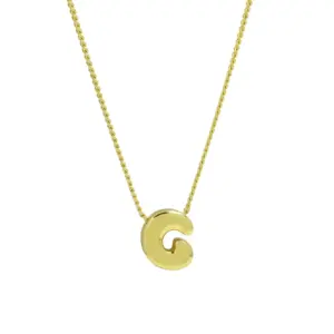 C / Necklace (with Snake Chain)