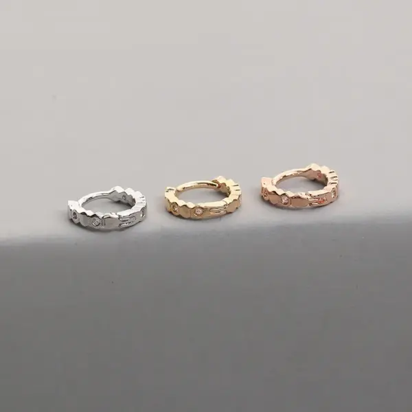 Fashion Round Copper Hoop Earrings Copper Earrings 1 Piece