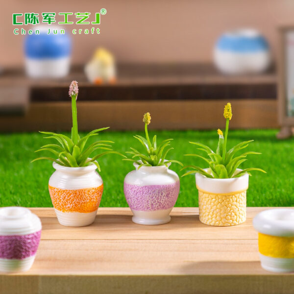 oly-effbe056df8220bbc9b91c4ebf67f020 Wholesale Micro-Landscape Creative Colorful Textured Vase tted Doll House DIY Decoration Aessories Mini Desktop Ornaments