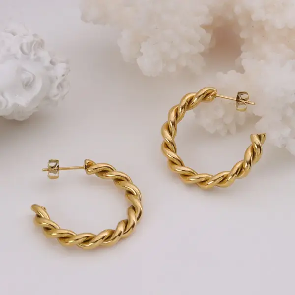 oly-effe1af62a4ffbbec7ad2ef33af3fa6a Wholesale PVD Coated Real Gold Plated 18K Gold Printing 304 Stainless Steel Fashion Waterproof Non Tarnish Earrings