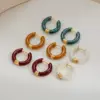 Wholesale Ion Plating (IP) Round 304 Stainless Steel Sweet Waterproof Non Tarnish Earrings