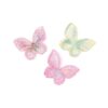 Wholesale Factory direct explosive clothing accessories embroidery patch color double magic color organza embroidery butterfly cloth stickers