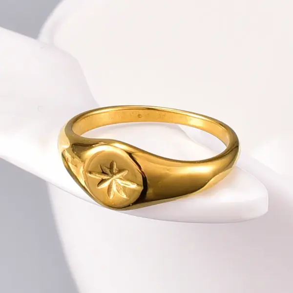 oly-f0073323d59490b7f9430acd0394cc31 Wholesale Jewelry Fashion Heart 304 Stainless Steel Titanium Steel No Inlaid 18K Gold Plated Plating Inlaid Shell