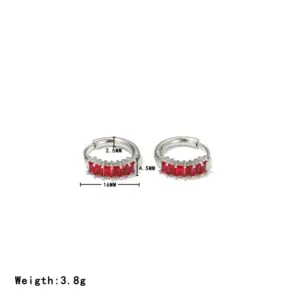 Steel Color -Red Diamond