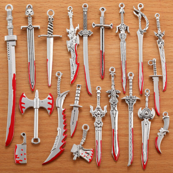 Wholesale Jewelry Accessories 20 Anime Weapons Decorations
