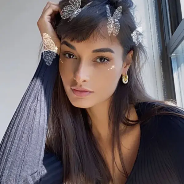 Wholesale 1 Pair Shiny Geometric Inlay Copper Zircon Earrings