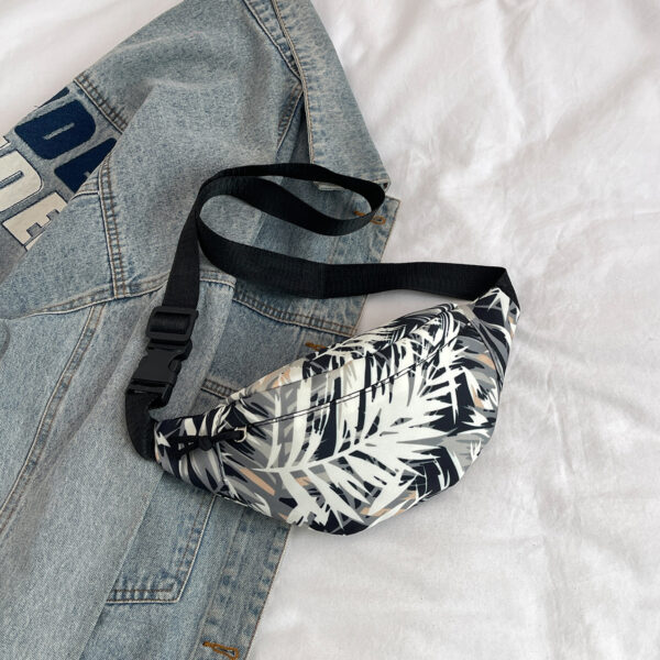 oly-f018d47c89e7c1a20819481cba5070b8 Wholesale Waist Bag Nylon Cloth Women's Bag Printed Bag 2024 Summer New Casual Small Bag Shoulder Crossbody Bag Middle-Aged and Elderly Mothers