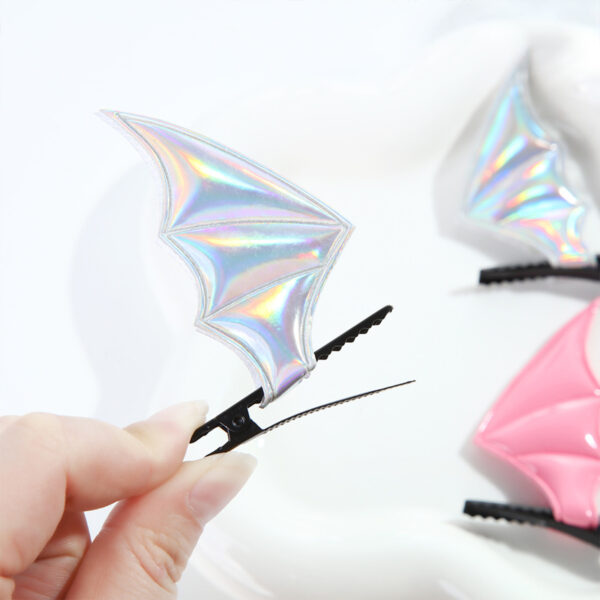 oly-f0211c9fa89fe93aa1839c08ee6408aa Wholesale Selling Headwear Bat Hairpin Hair Hoop Set Little Devil Leather Aessories Festival Party Props Hair Aessories