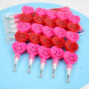 Wholesale Creative expression 2 color love sharpen-free pencil replaceable Core head pencil puzzle multi-block pencil