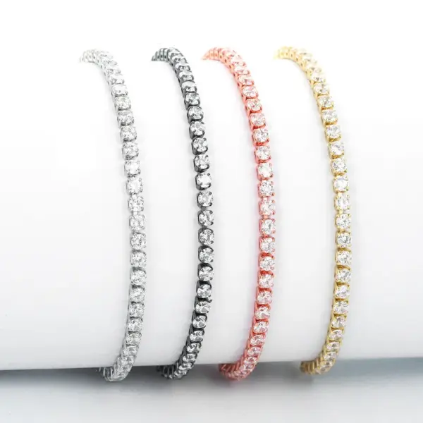 Wholesale Geometric Multicolor Copper Fashion Bracelets Bangle