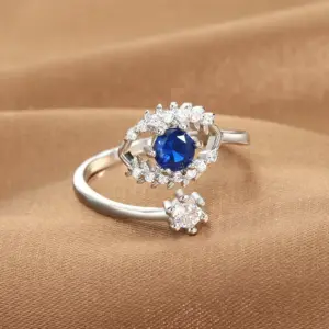 Q-J088 White Gold Color / Adjustable Opening