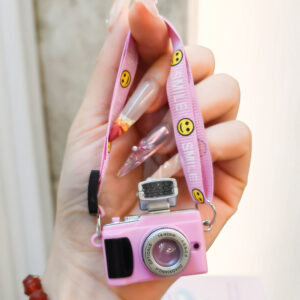643 pink sound and light + 38cm smiley face rope