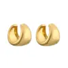 1 Pair Casual Elegant Vintage Style C Shape Plating Copper 18k Gold Plated Ear Cuffs