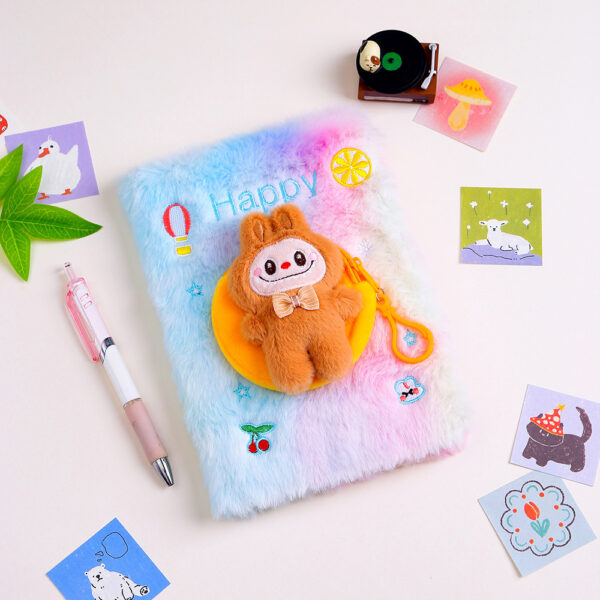 Wholesale Cartoon Plush Notebook Gift