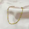Wholesale Simple Style Solid Color Stainless Steel Chain Bracelets