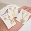 1 Piece Simple Style Star Cat Butterfly Stainless Steel Women's Jewelry Set