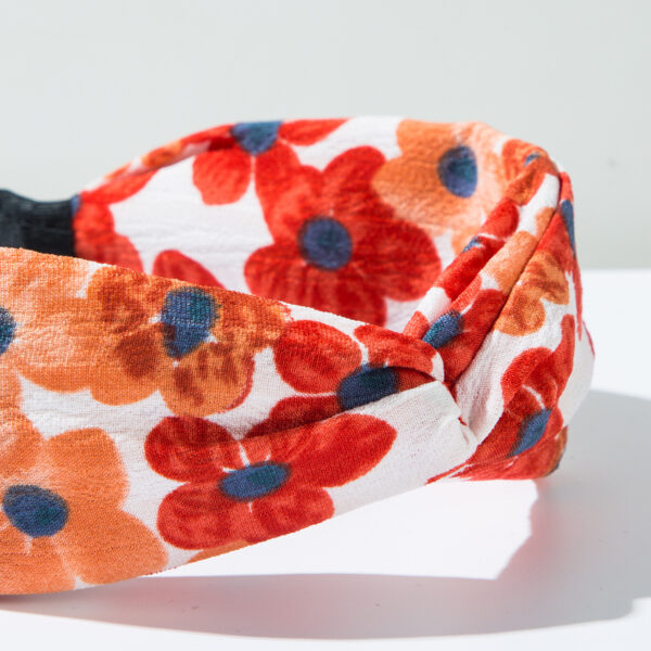 Wholesale New Color Cross Fabric Wide-brimmed Hair Hoop Women's Fashionable Summer Simple Casual Holiday Style Outgoing Headband Hair Accessories