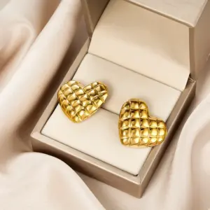 E1374-A (Gold Stud Earrings Pairs)